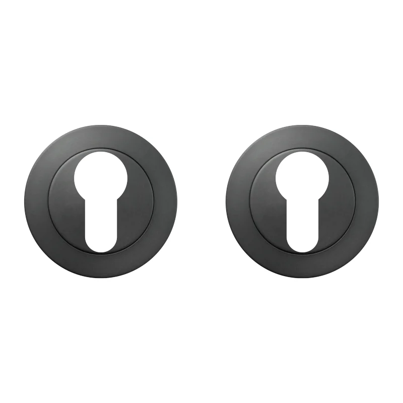 EZ1332 Set of Rosettes, Round Plate, for Cylinder, Graphite Color – thumbnail 1